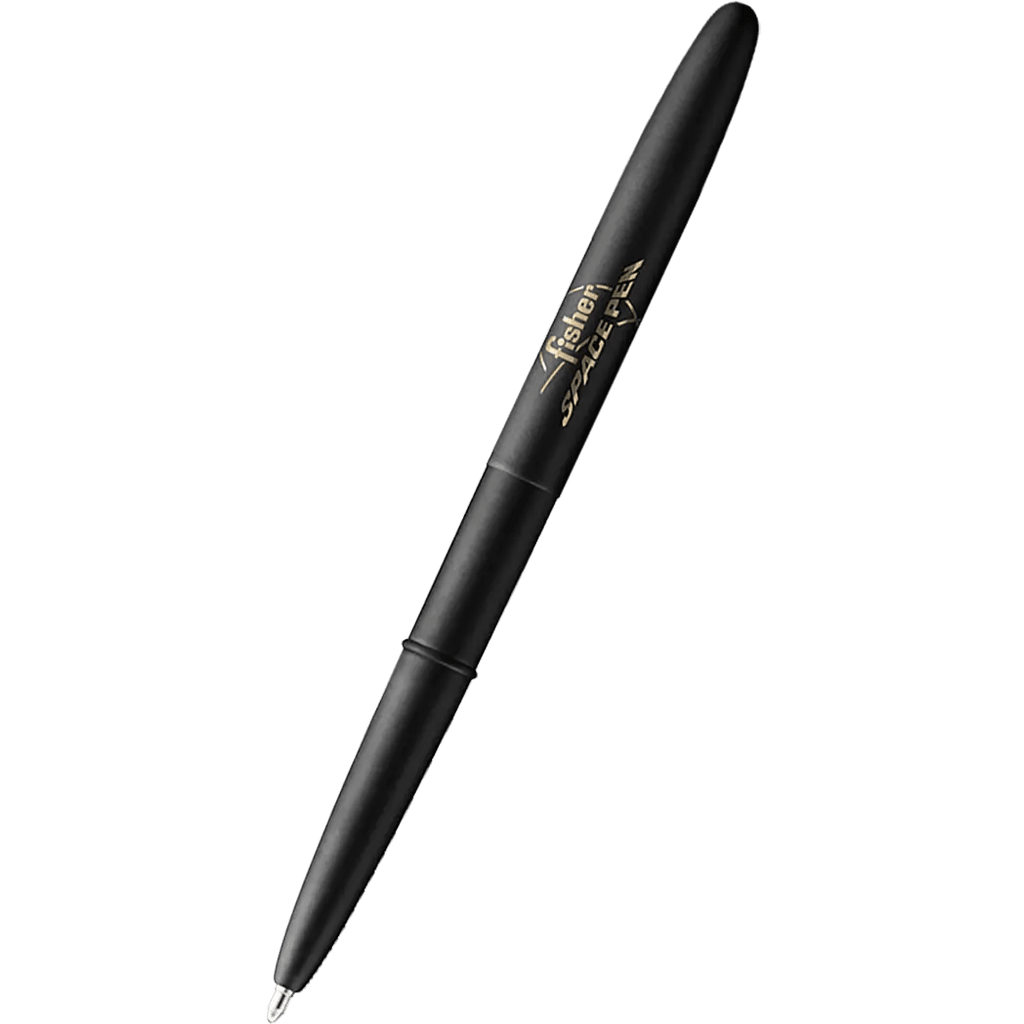 Fisher Space Pen Matte Black Bullet with Logo Ballpoint Pen - Pen Boutique Ltd