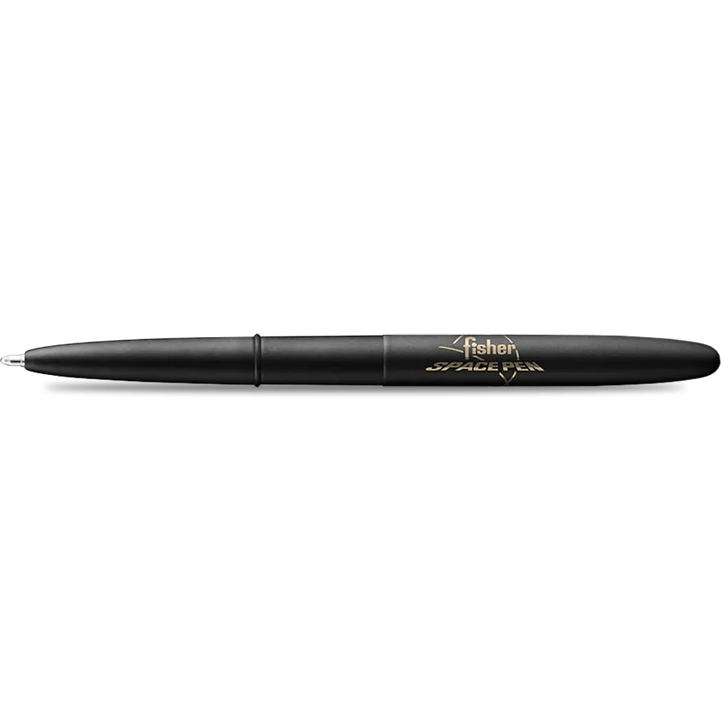 Fisher Space Pen Matte Black Bullet with Logo Ballpoint Pen - Pen Boutique Ltd