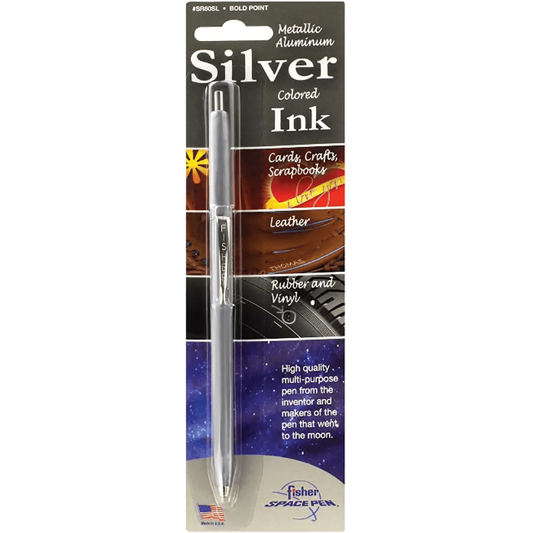 Fisher Space Silver Colored Ink Ballpoint Pen - Pen Boutique Ltd
