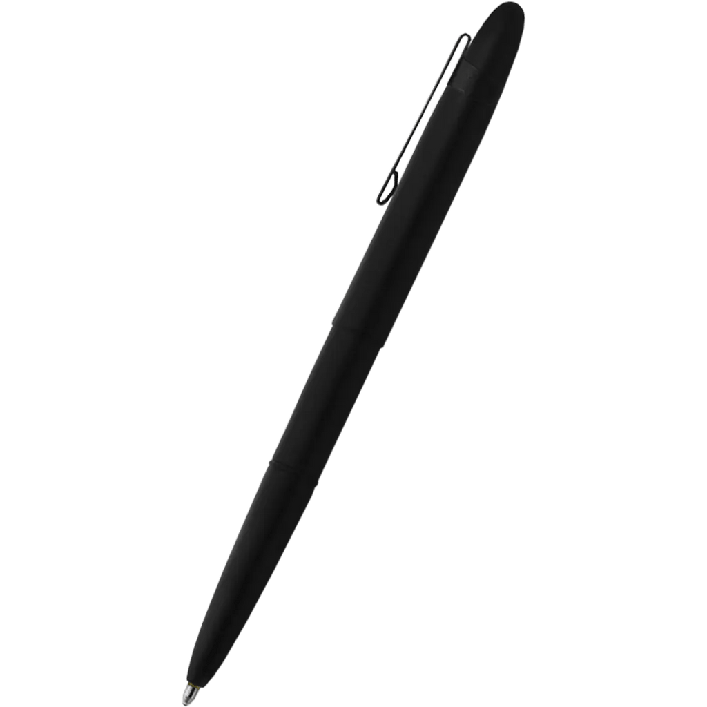 Fisher Space with Clip Bullet Ballpoint Pen - Matte Black - Pen Boutique Ltd