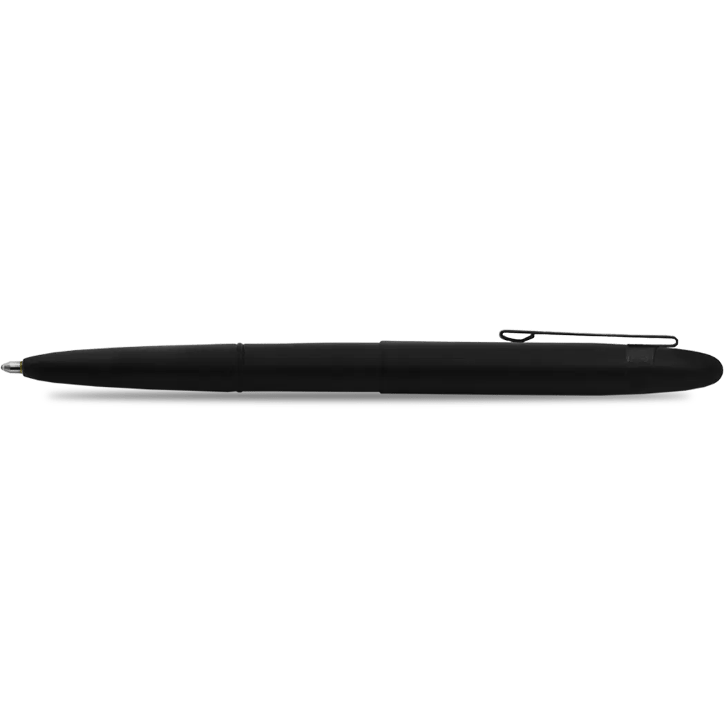 Fisher Space with Clip Bullet Ballpoint Pen - Matte Black - Pen Boutique Ltd
