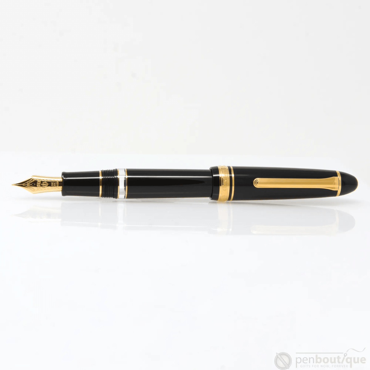 Sailor Fountain Pen - 1911L Realo - Black/Gold - Pen Boutique Ltd