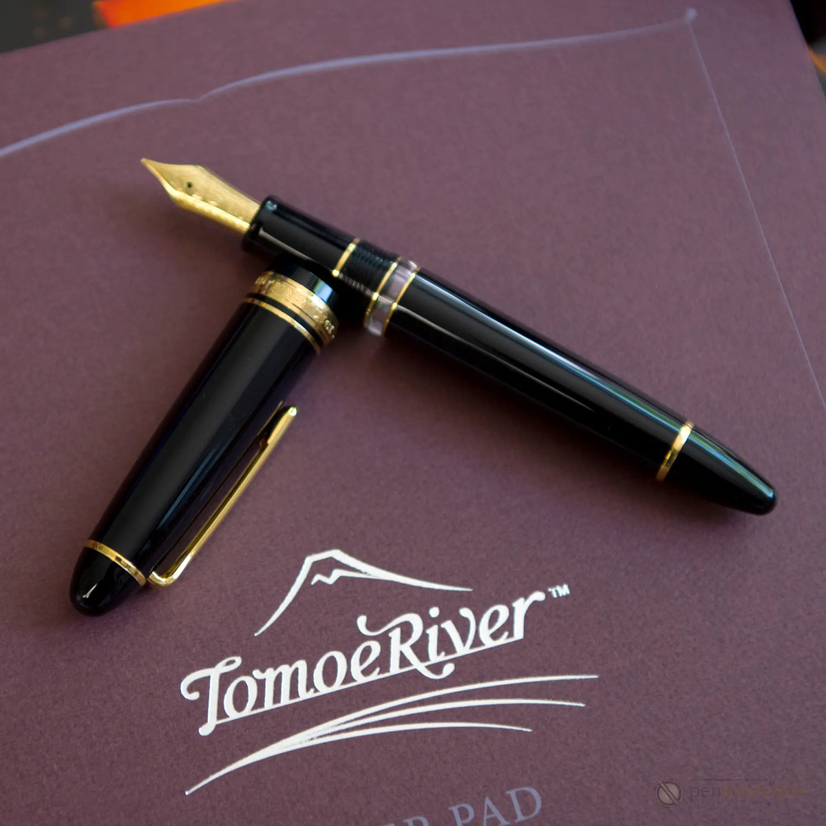 Sailor Fountain Pen - 1911L Realo - Black/Gold - Pen Boutique Ltd
