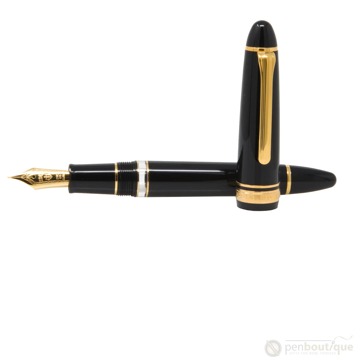 Sailor Fountain Pen - 1911L Realo - Black/Gold - Pen Boutique Ltd