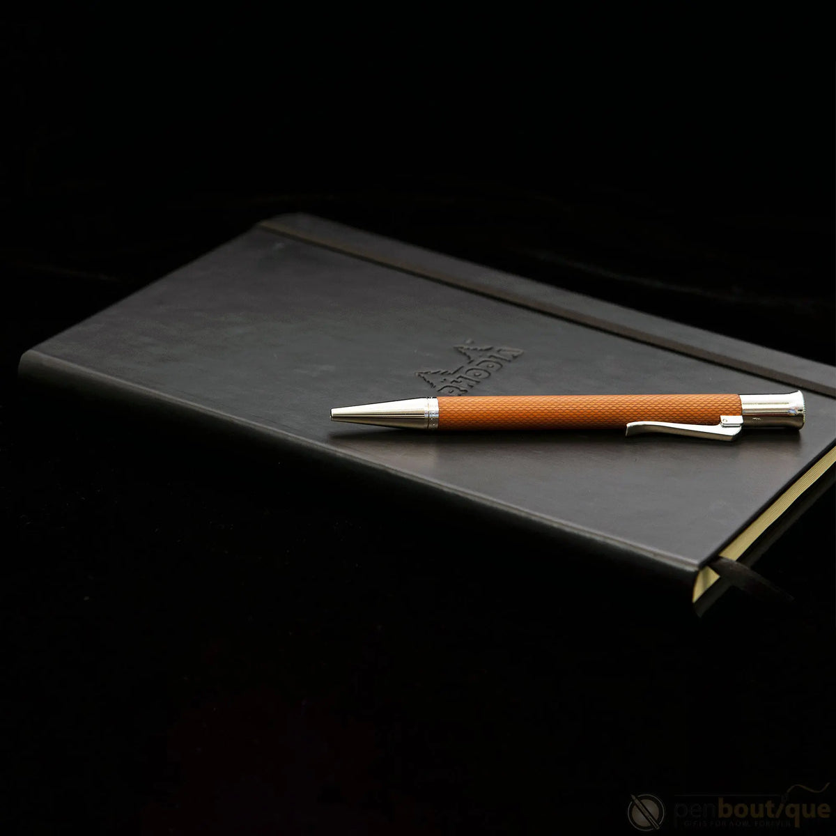 Graf Von Faber-Castell Guilloche Cognac Ballpoint Pen - Pen Boutique Ltd