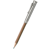 Graf Von Faber-Castell Perfect Pencil, Platinum Plated Cap, Brown - Pen Boutique Ltd