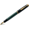 Pelikan Souveran Fountain Pen - M600 Black/Green - Pen Boutique Ltd