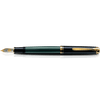 Pelikan Souveran Fountain Pen - M600 Black/Green - Pen Boutique Ltd