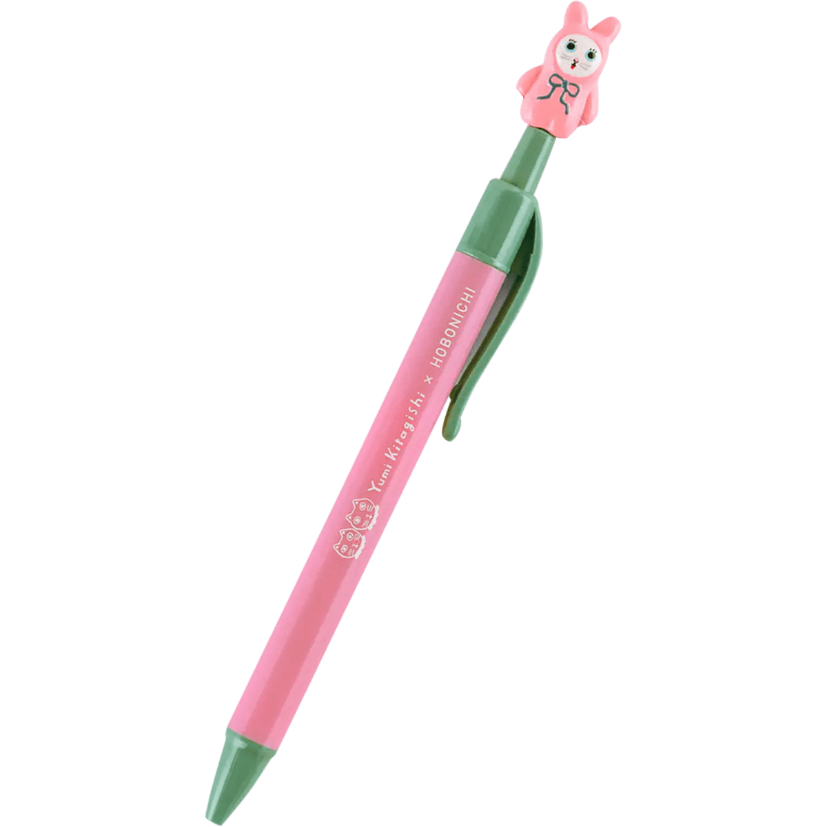 Hobonichi Ballpoint Pen - Yumi Kitagishi: White Cat Bunny - Pen Boutique Ltd