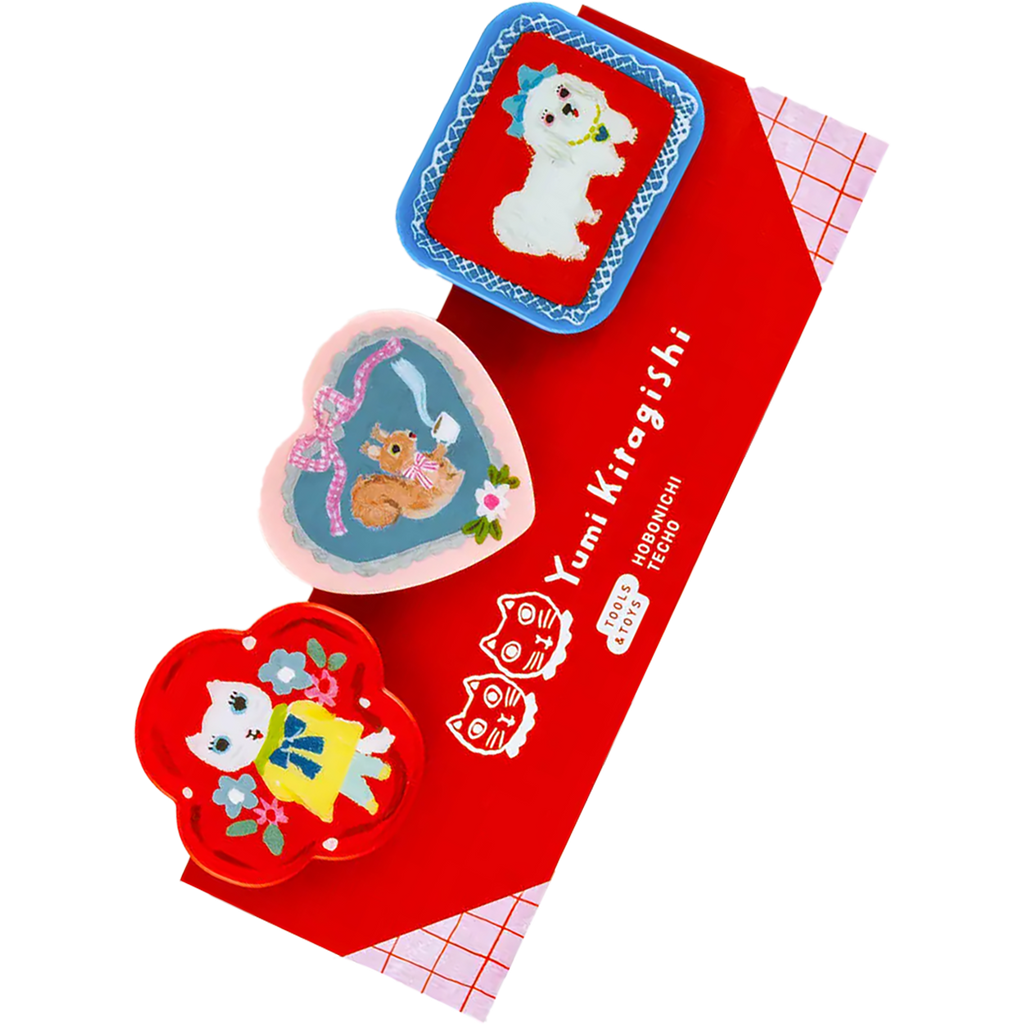 Hobonichi Clip Set - Yumi Kitagishi (Set of 3) - Pen Boutique Ltd