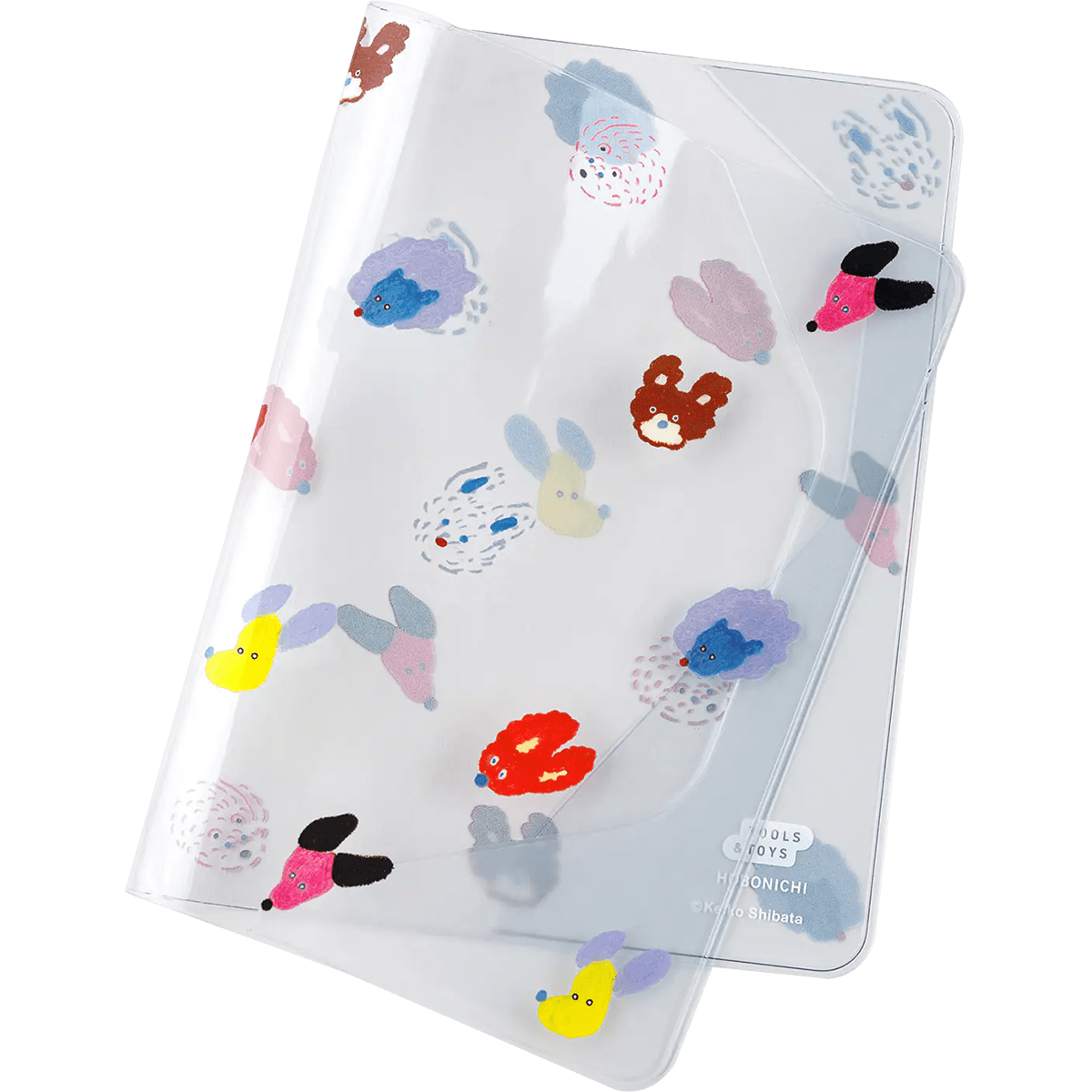 Hobonichi Cover on Cover - Keiko Shibata - A6 (Dog Ears Fluttering in the Wind) - Pen Boutique Ltd