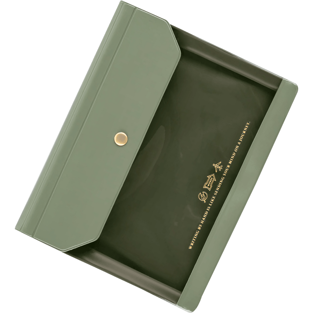 Hobonichi Document Case - Alettone: Olive - A6 - Pen Boutique Ltd
