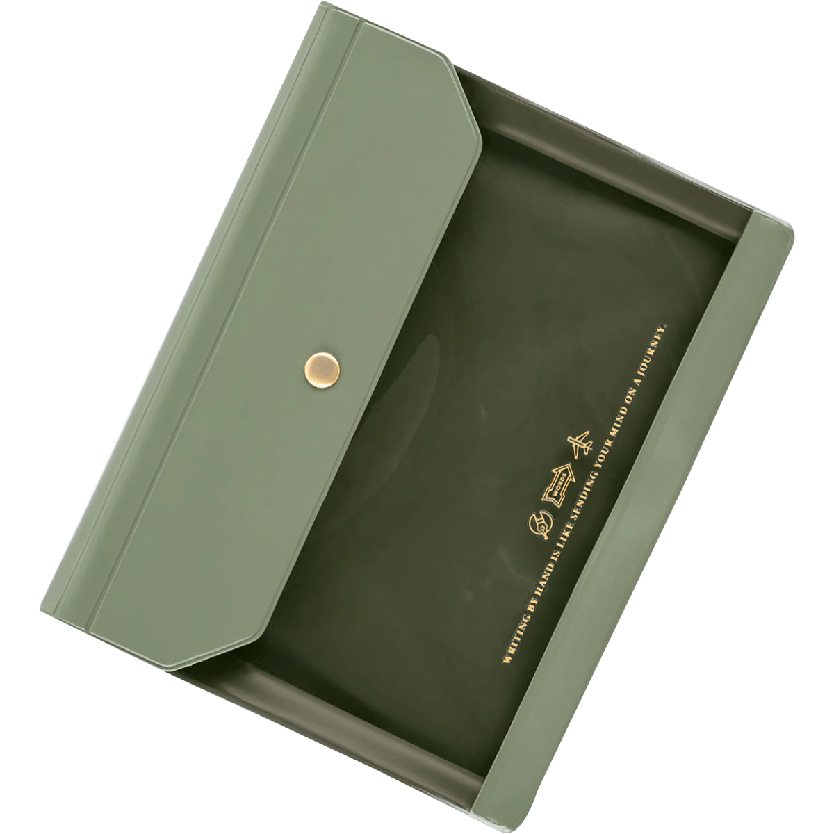 Hobonichi Document Case - Alettone: Olive - A6 - Pen Boutique Ltd