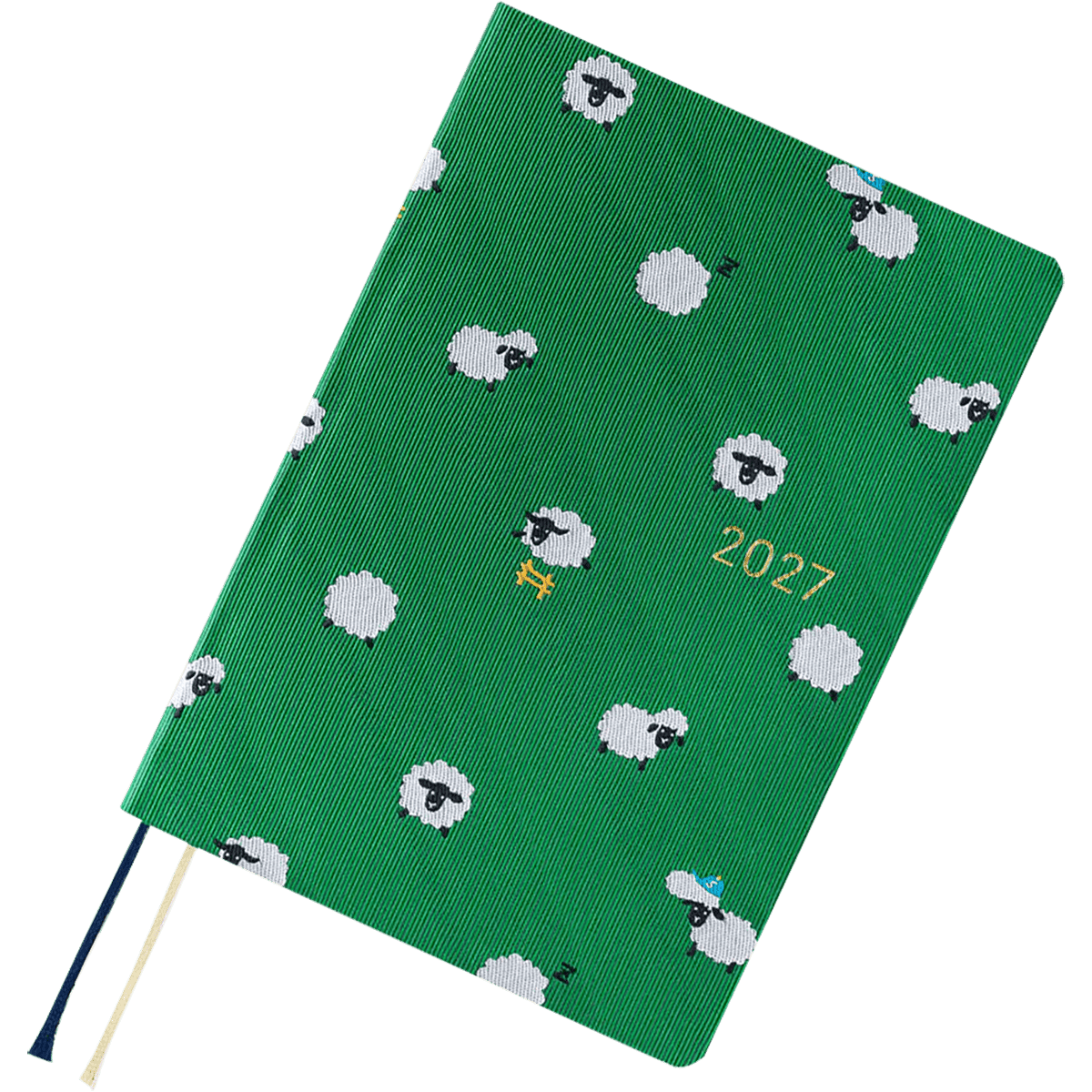 Hobonichi HON Light Hardcover Japanese Book - Bow & Tie: Sheep Sheep Sheep - A6 (January Start) - Pen Boutique Ltd