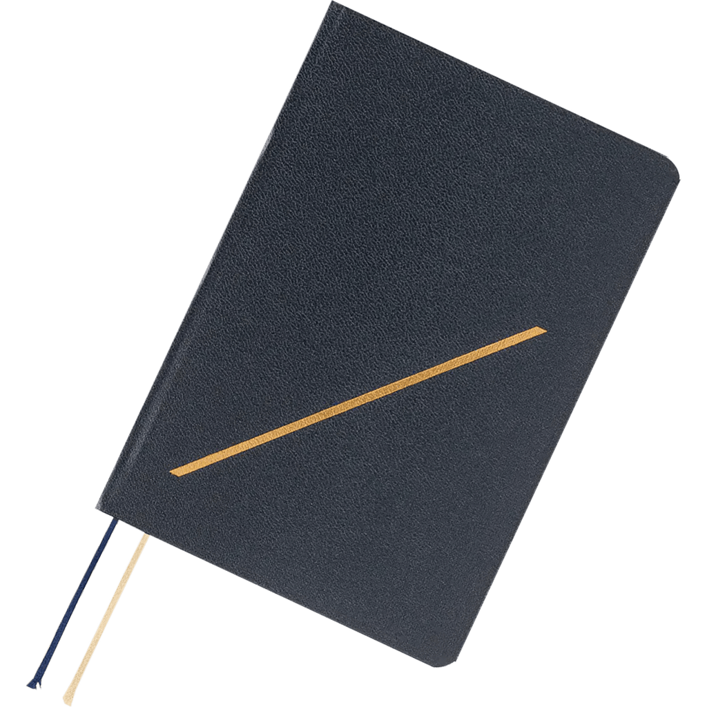Hobonichi HON Light Hardcover Japanese Book - Slash Navy - A6 (January Start) - Pen Boutique Ltd