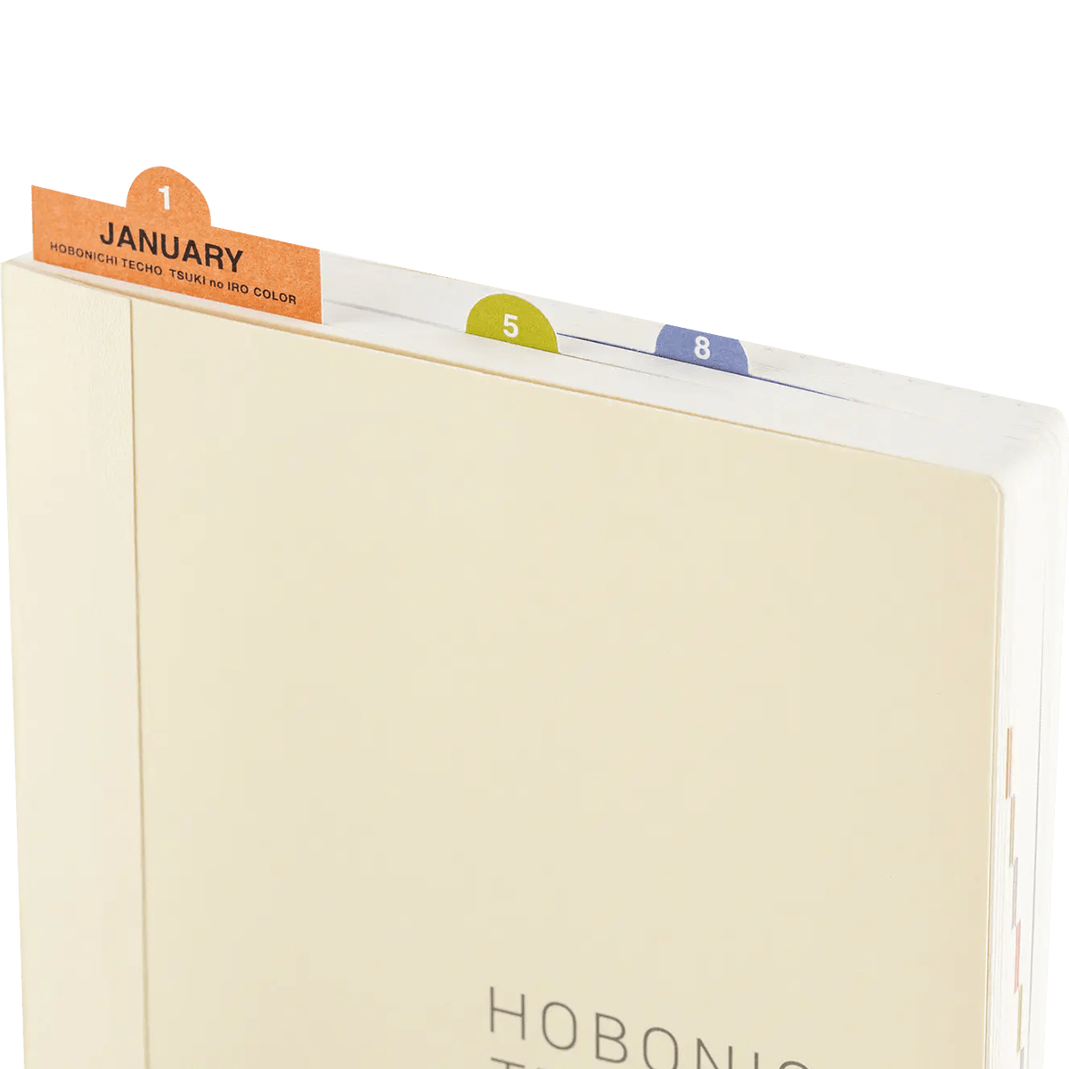 Hobonichi Bookmark-Style Foil-Pressed Stickers - TSUKI no IRO - Pen Boutique Ltd