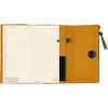 Hobonichi Cover - Tragen: Mustard - Tall & Slim - Zipper Closure-Pen Boutique Ltd