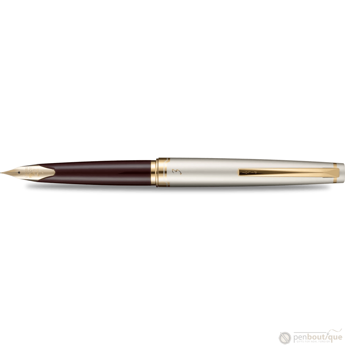 Pilot E95s Fountain Pen - Burgundy/Ivory - Pen Boutique Ltd