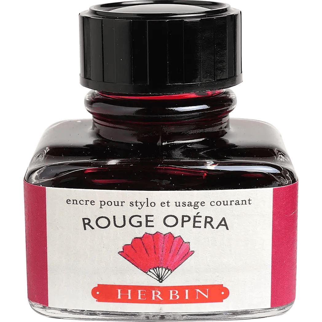 J. Herbin 30ml Fountain Pen Rouge Opera Bottled Ink - Pen Boutique Ltd