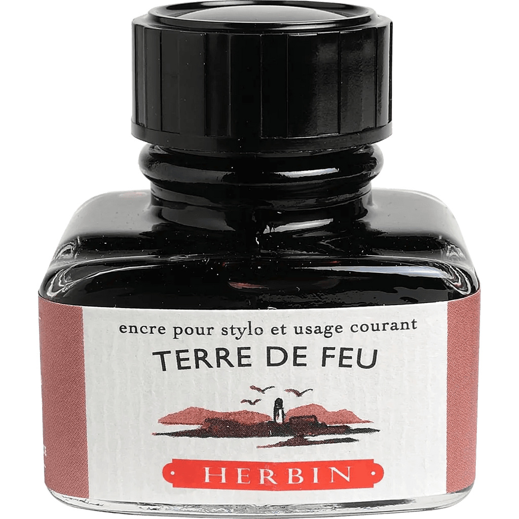 J. Herbin 30ml Fountain Pen Terre De Feu Bottled Ink - Pen Boutique Ltd