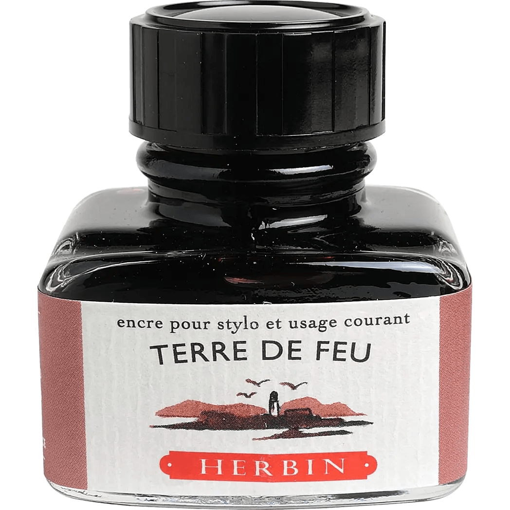 J. Herbin 30ml Fountain Pen Terre De Feu Bottled Ink - Pen Boutique Ltd