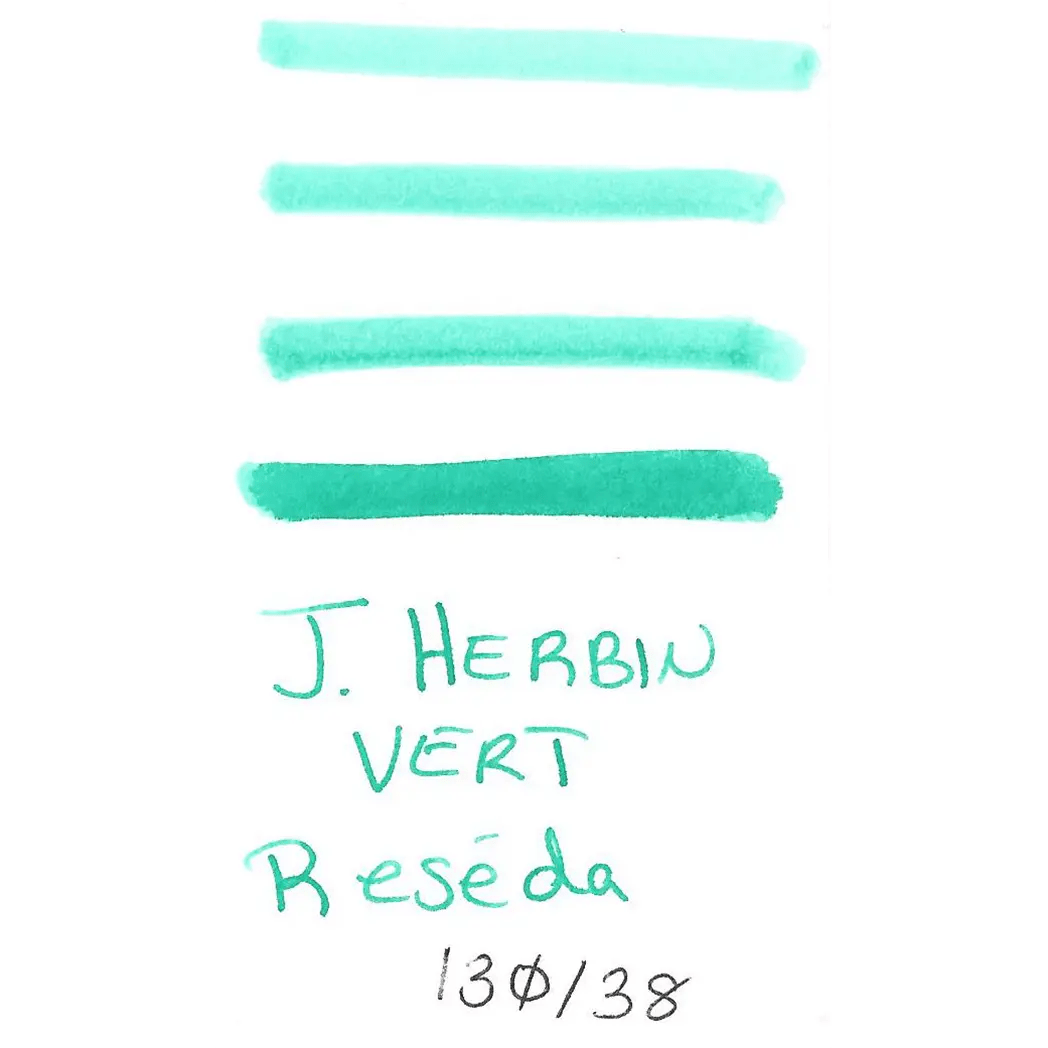J. Herbin 30ml Fountain Pen Vert Reseda Bottled Ink - Pen Boutique Ltd
