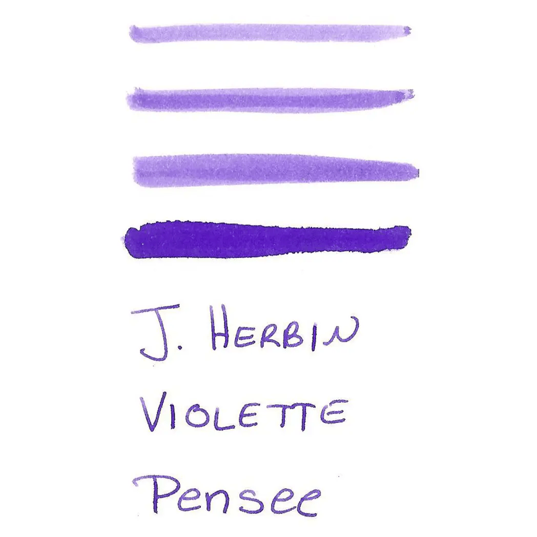 J. Herbin 30ml Fountain Pen Violette Pensee Bottled Ink - Pen Boutique Ltd