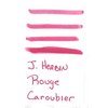 J. Herbin Fountain Pen Rouge Caroubier Bottled Ink - Pen Boutique Ltd