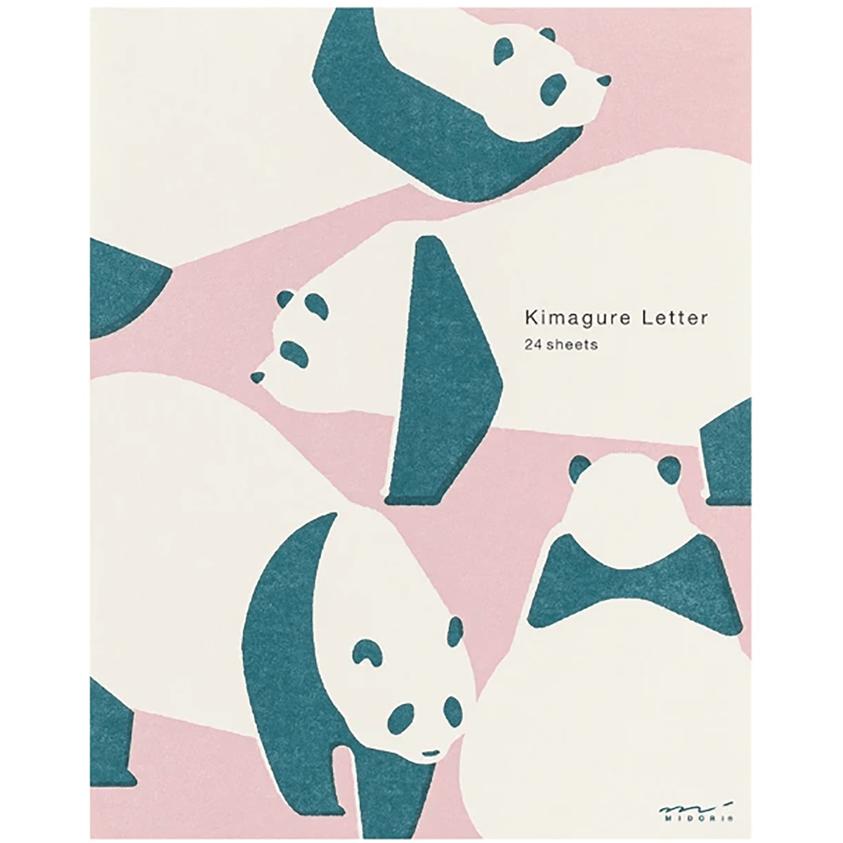 Midori Easy & Cozy Letter Pad - Kimagure Panda - Pen Boutique Ltd