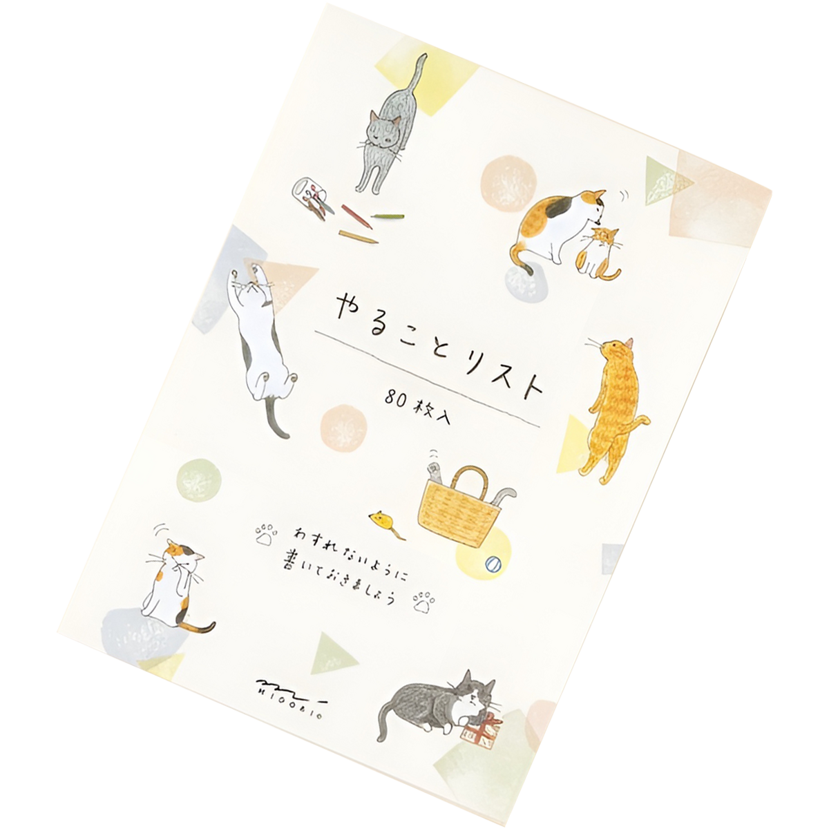 Midori To-Do Memo Pad - Cats - Pen Boutique Ltd