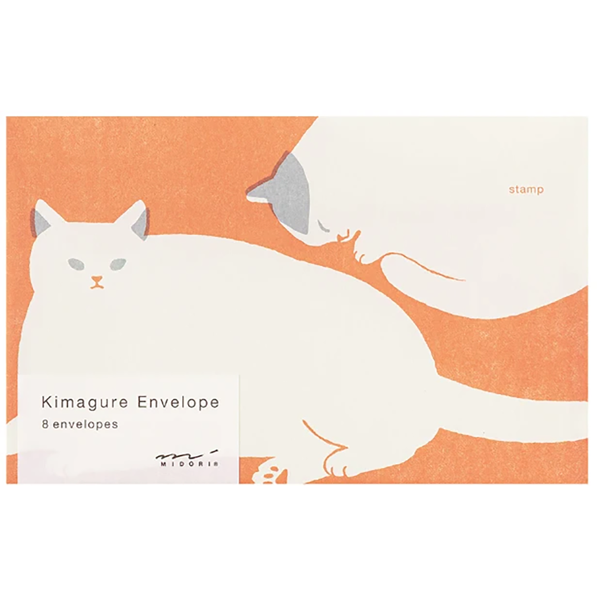 Midori Easy & Cozy Envelope - Kimagure Cat