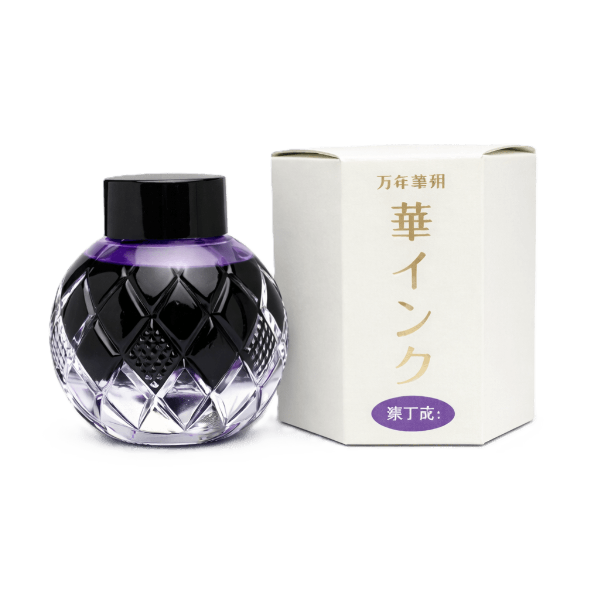 Mitasanshodo Botanical Flower Premium Ink Bottle - Lilac - 55ml - Pen Boutique Ltd