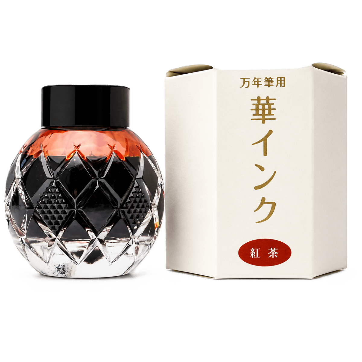 Mitasanshodo Botanical Flower Premium Ink Bottle - Tea- 55ml - Pen Boutique Ltd