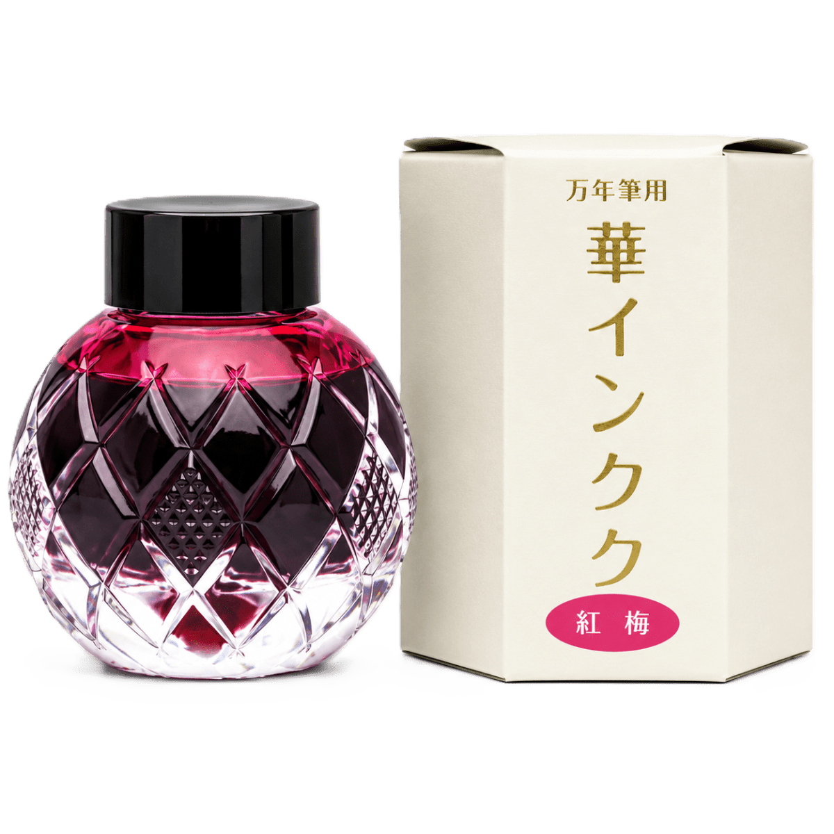 Mitasanshodo Botanical Flower Premium Ink Bottle - Ume - 55ml - Pen Boutique Ltd