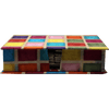 Monk Paper Batik Multicolor Patch Work Lokta Stationery Box Set - Pen Boutique Ltd