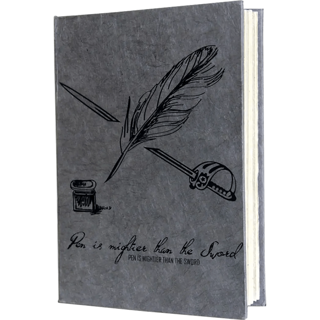 Monk Paper Charcoal Lokta Quotation Journal - Pen Boutique Ltd