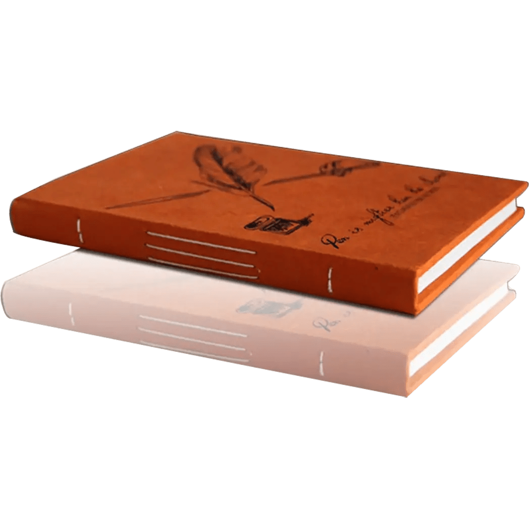 Monk Paper Lokta Quotation Journal - Tangerine - Pen Boutique Ltd