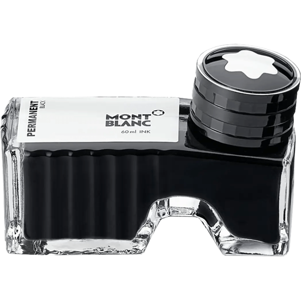 Montblanc Bottled Ink - Permanent Black - 60ml - Pen Boutique Ltd