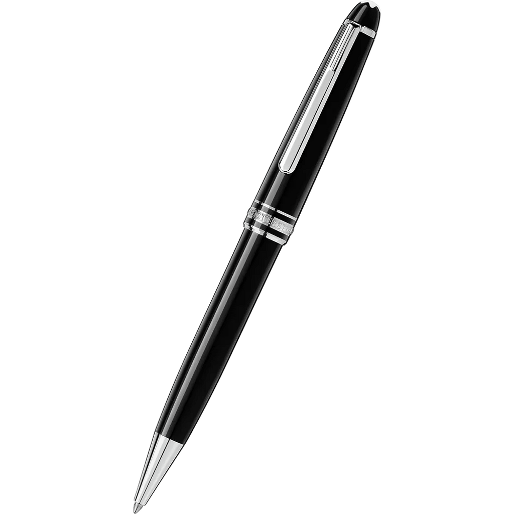Montblanc Meisterstuck Ballpoint Pen - Black - Platinum - Classique - Pen Boutique Ltd