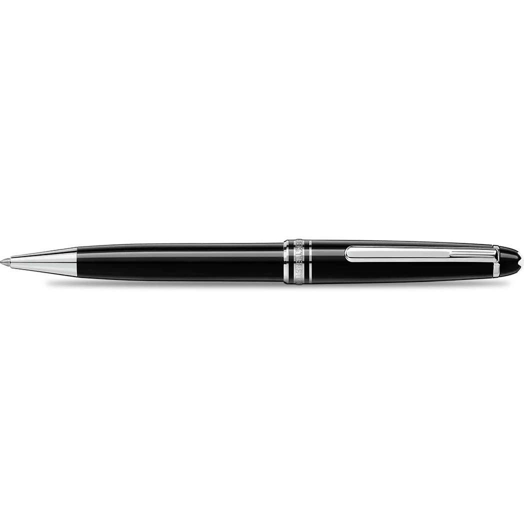 Montblanc Meisterstuck Ballpoint Pen - Black - Platinum - Classique - Pen Boutique Ltd