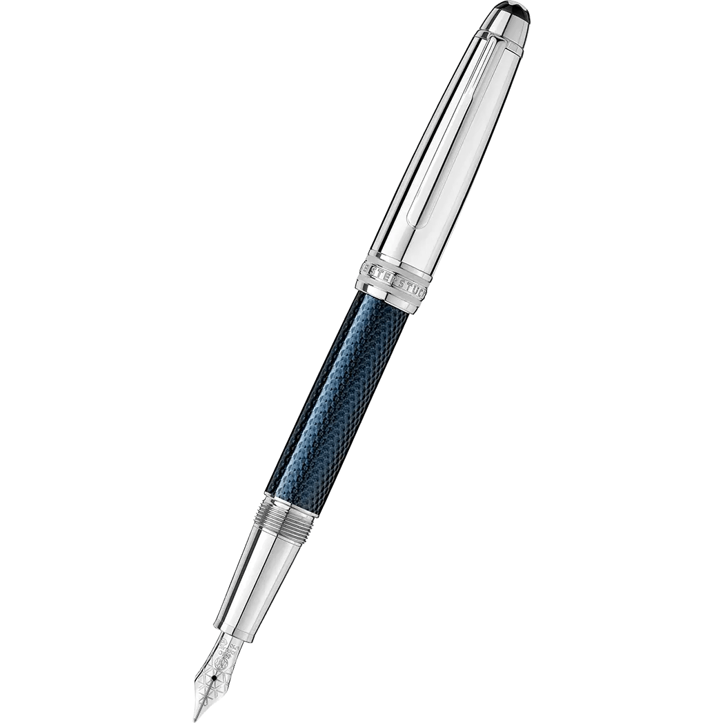 Montblanc Solitaire Fountain Pen - Classique - Blue Hour (Doué) - Pen Boutique Ltd