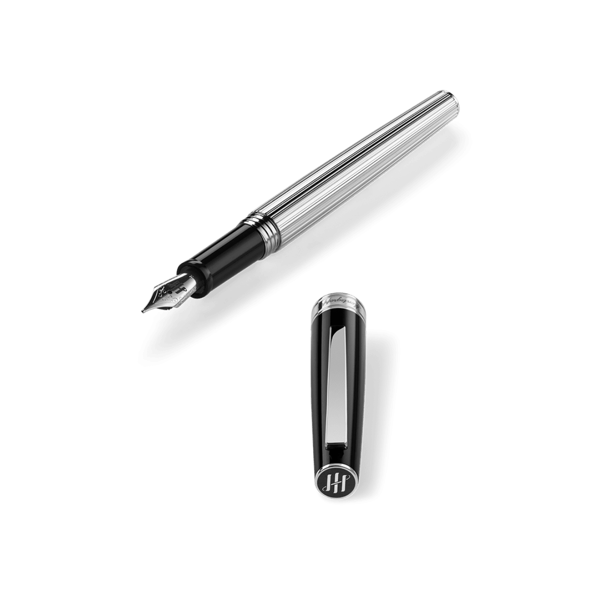 Montegrappa Armonia Fountain Pen - Duetto Black - Pen Boutique Ltd