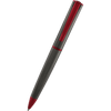 Monteverde Impressa Gun Metal with Red Trim Ballpoint Pen - Pen Boutique Ltd
