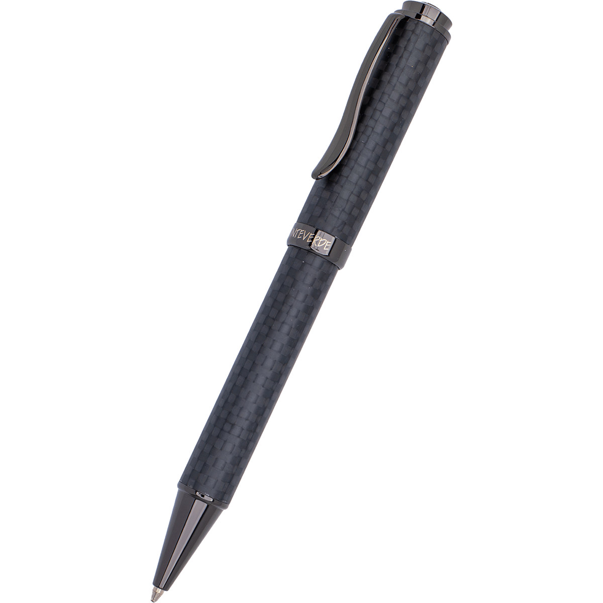 Monteverde Innova Ballpoint Pen - Matte Carbon Fiber - Gunmetal Trim - Pen Boutique Ltd