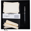 Monteverde Innova Ballpoint Pen Notebook Set - Carbon Fiber - Gunmetal - Pen Boutique Ltd