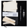 Monteverde Innova Fountain Pen Notebook Set - Carbon Fiber - Gunmetal - Pen Boutique Ltd