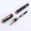 Monteverde Innova Fountain Pen Notebook Set - Carbon Fiber - Rosegold - Pen Boutique Ltd