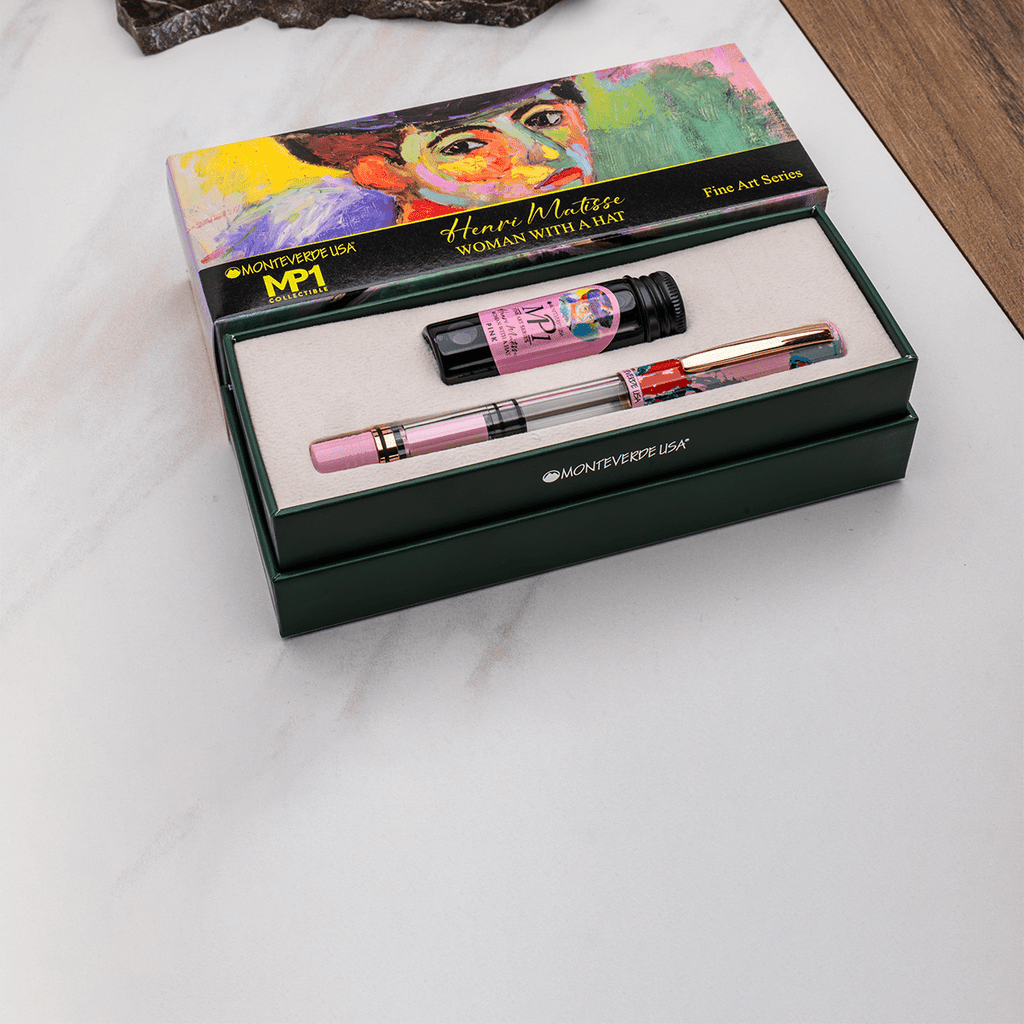 Monteverde MP1 Fountain Pen Gift Set - Henri Matisse Woman With A Hat (Numbered Edition) - Pen Boutique Ltd