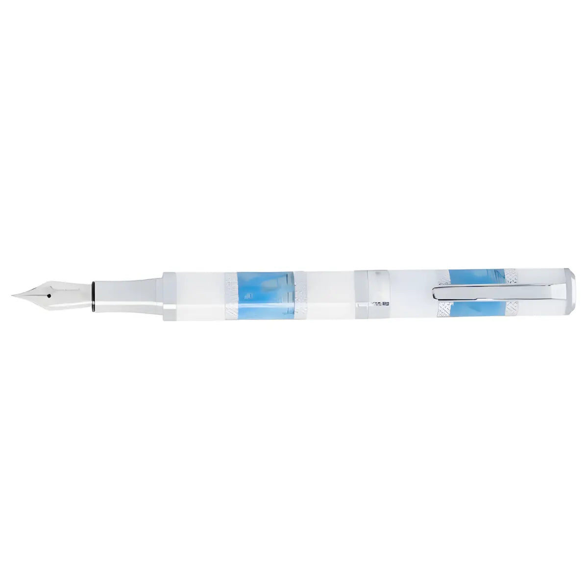 Monteverde Regatta Fountain Pen - Santorini Blue - Pen Boutique Ltd