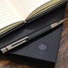 Monteverde Ritma Ballpoint Pen - Matte Carbon Fiber Notebook Set - Pen Boutique Ltd